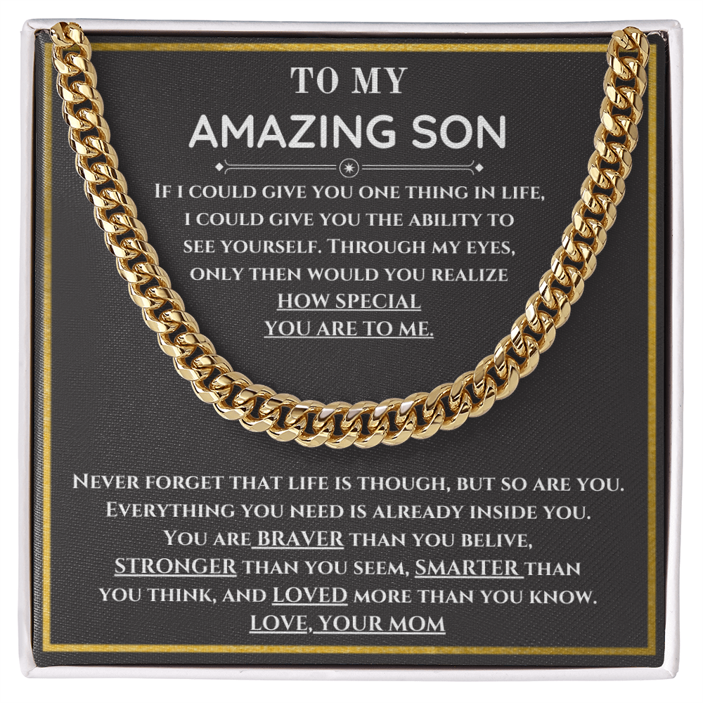 To My Amazing Son