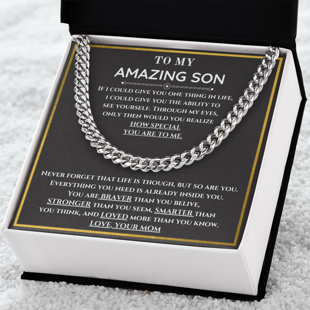 To My Amazing Son