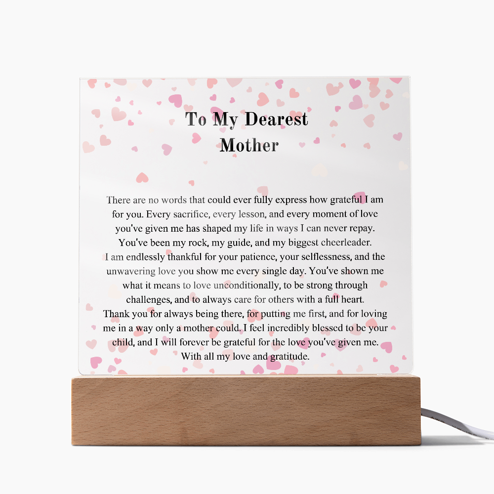 To My Dearest Mother